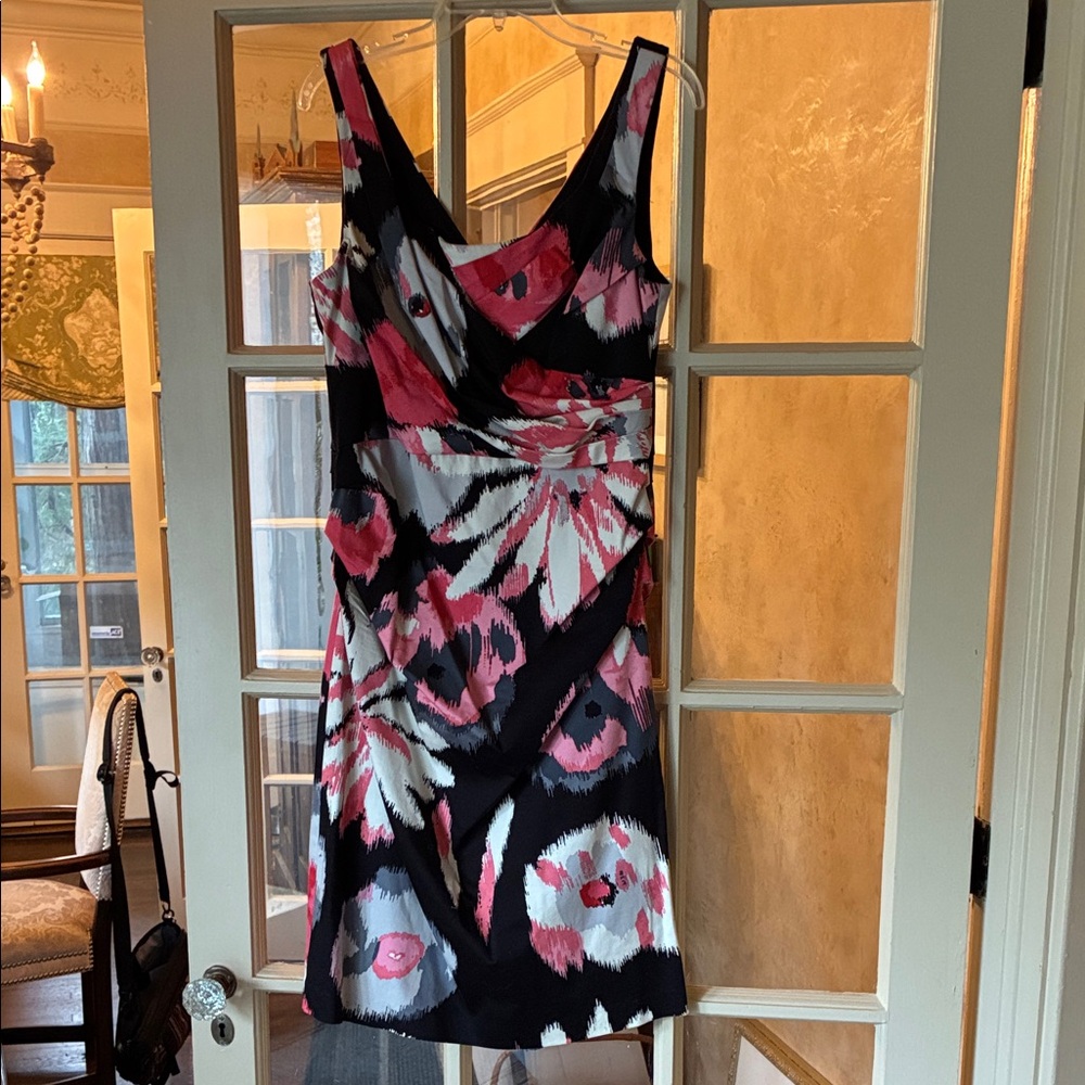 Suzi Chin for Maggy Boutique Vibrant Floral Midi Dress